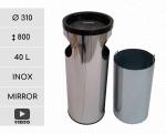 GESSERIT-STR E 300 INOX T - HULLADÉKGYŰJTŐS SZEMETES